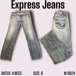Women's Express Jeans*Stella Leg Skinny Denim*Size 6*
